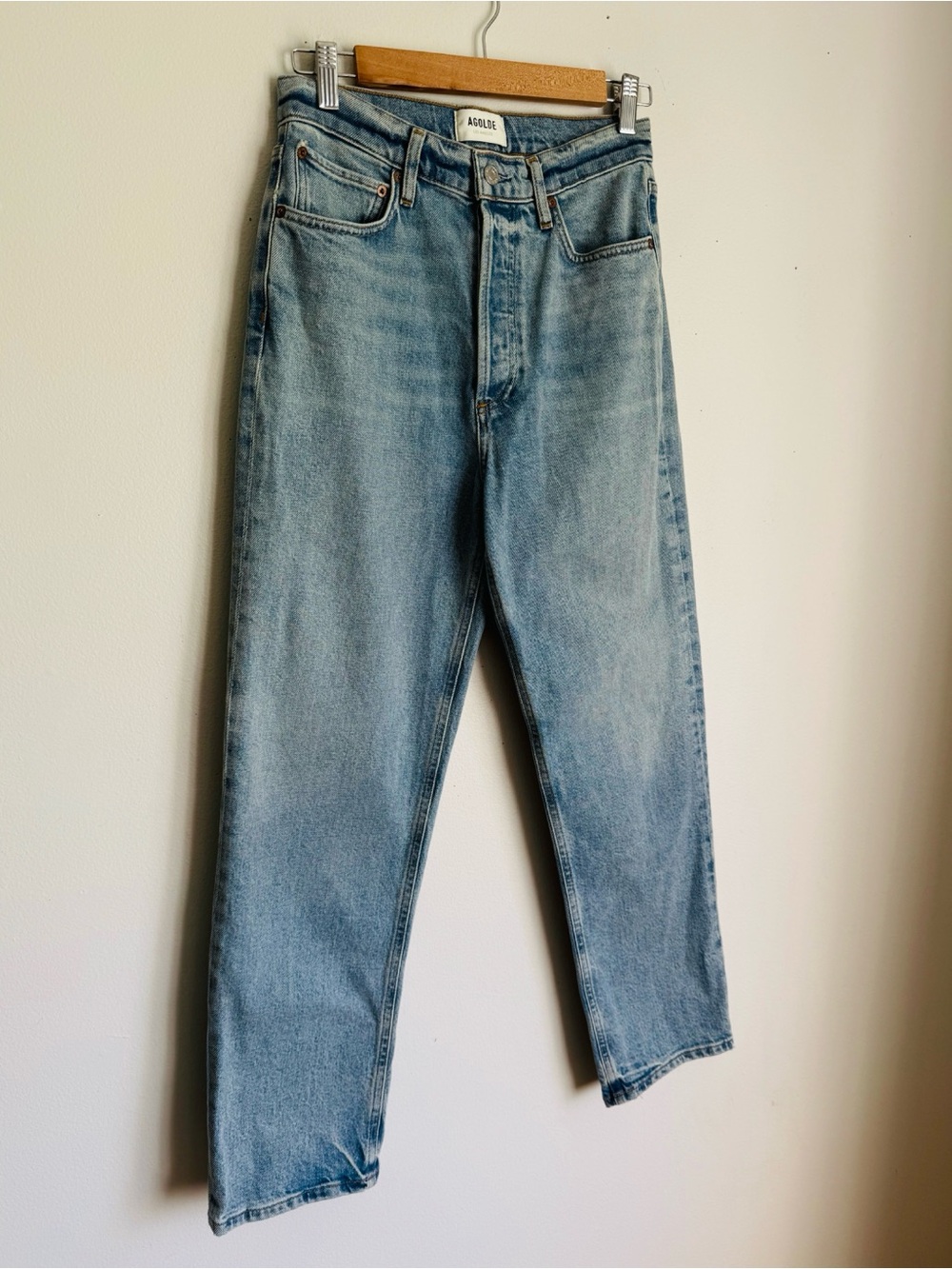 Agolde 90s Pinch Waist High Rise Straight Jeans - Picture 7 of 10